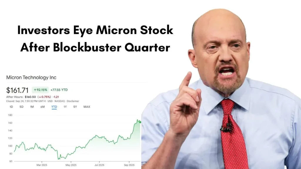 I Think Micron Has More Upside and I'd Buy on Dips, Says Jim Cramer