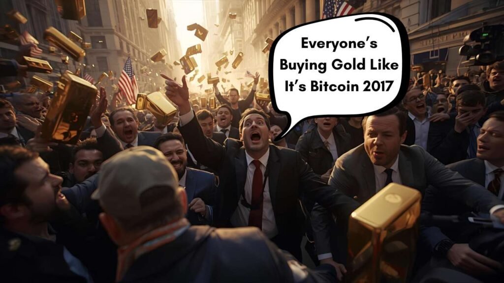 Investors Rush to Gold as Prices Near Record $4,000 Mark