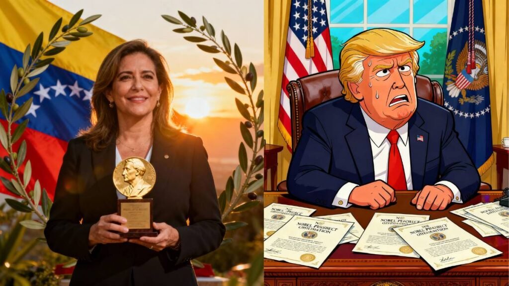 María Corina Machado was awarded the Nobel Peace Prize. What are the benefits of receiving it Why was Donald Trump desperate to receive it