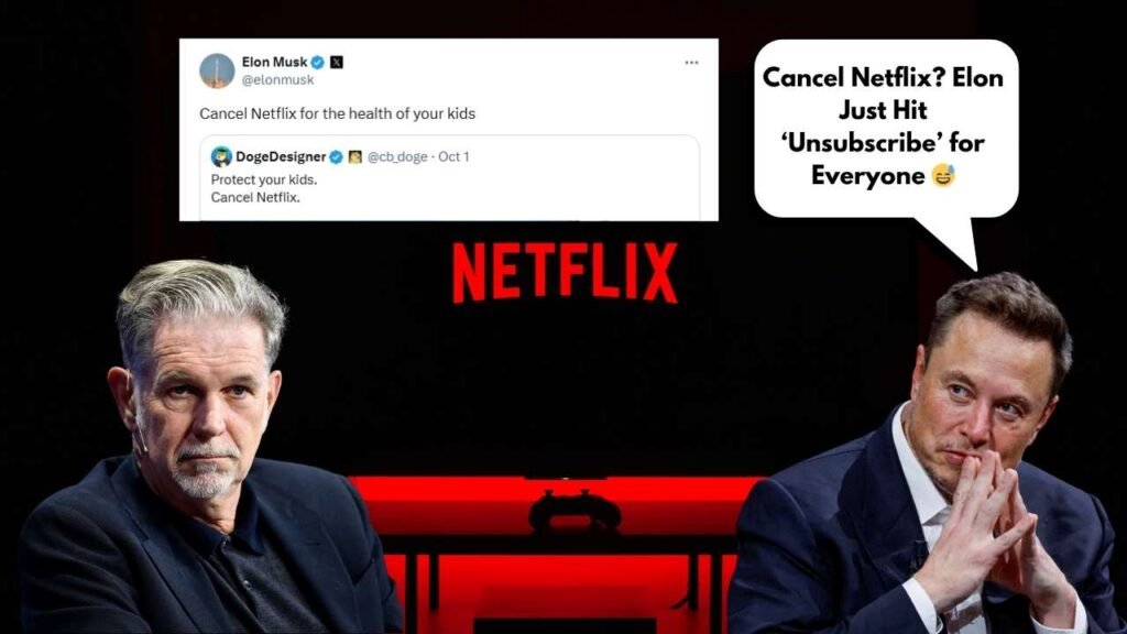Netflix Stock Slumps as Elon Musk Urges Boycott Amid Content Controversy